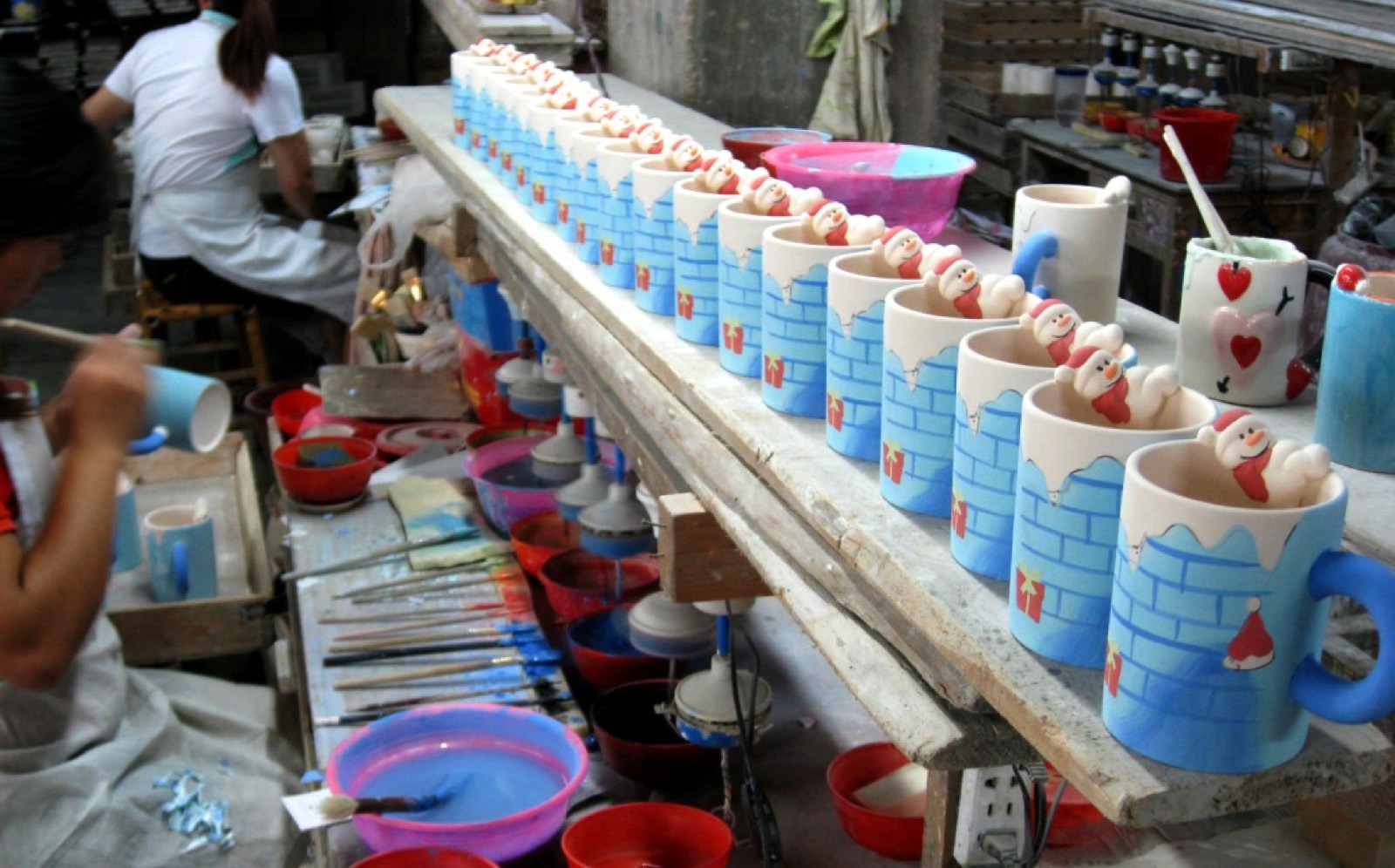 Ceramic manufacturing product line